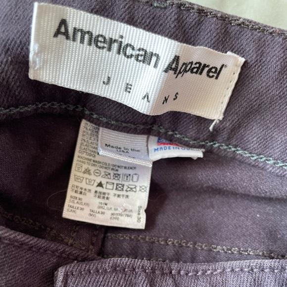 American Apparel high-waisted jeans (Size 30) - Picture 2 of 3